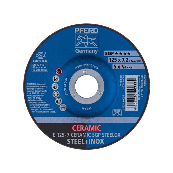 PFERD DISCOS DESBASTE CERAMIC STEELOX