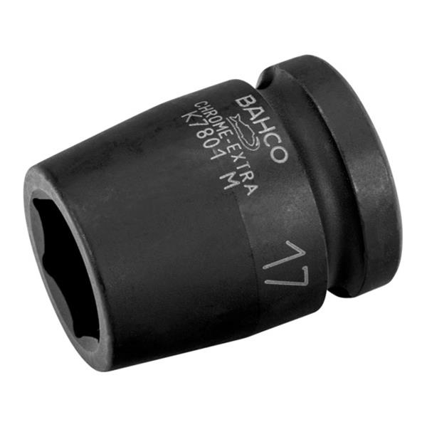 BAHCO VASO DE IMPACTO CON CUADRADILLO DE 1/2" CON PERFIL HEXAGONAL DE 13 MM