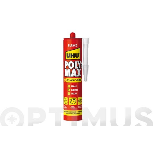 ADHESIVO MONTAJE SELLADOR POLY MAX 425GR EXPRESS BLANCO