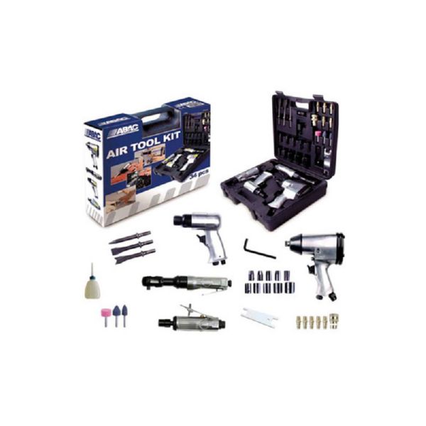 HERRAMIENTA NEUMATICA KIT 34 PIEZAS AIR TOOL