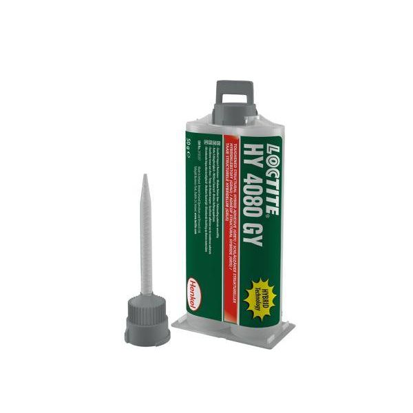 LOCTITE HY 4080 CARTUCHO DOBLE ADHESIVO HÍBRIDO ESTRUCTURAL TENAZ (GRIS) 50G