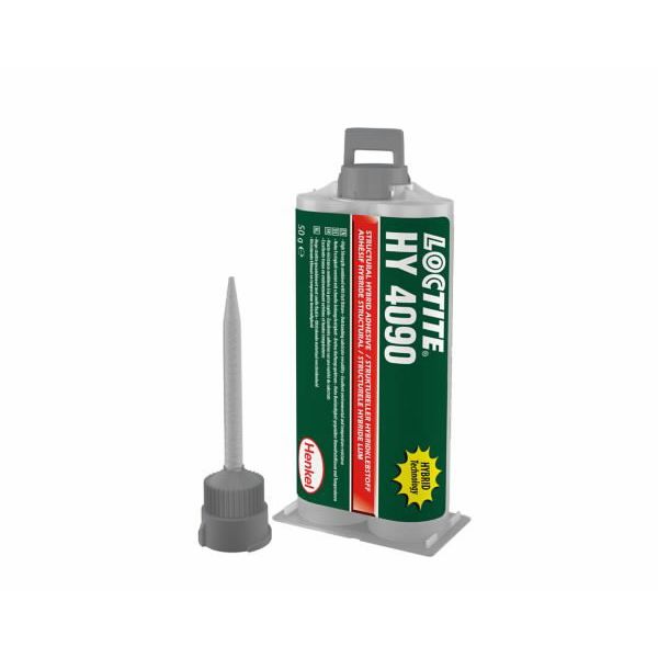 LOCTITE HY 4090 CARTUCHO DOBLE ADHESIVO HIBRIDO CA+EP SIN BOQUILLAS 50 ML